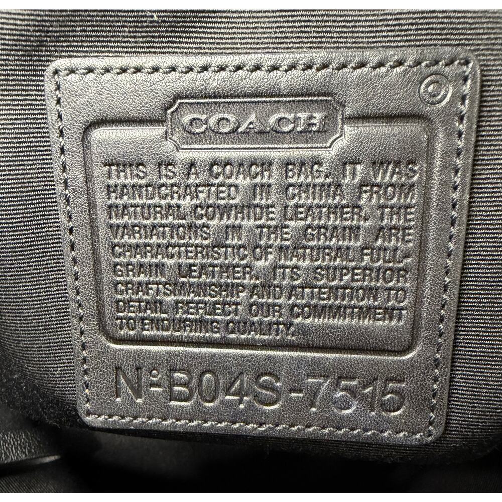 Vintage Coach 7515 Hamptons Leather Business Carryall Bag - Picture 10 of 11